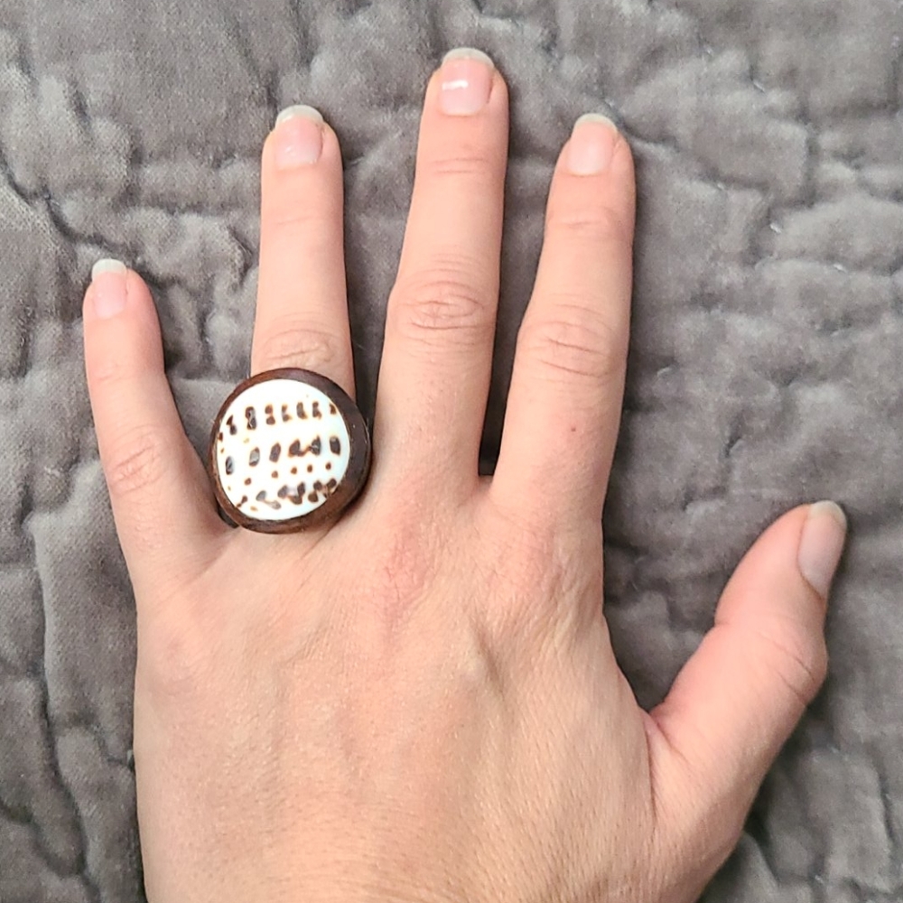 Bone & Wood ring